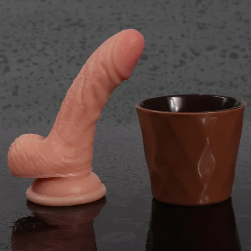Miniatura 5 de Consoladores realistas para adultos, juguetes sexuales con ventosa fuerte, ideal para masturbación femenina principiante, 5.31 pulgadas