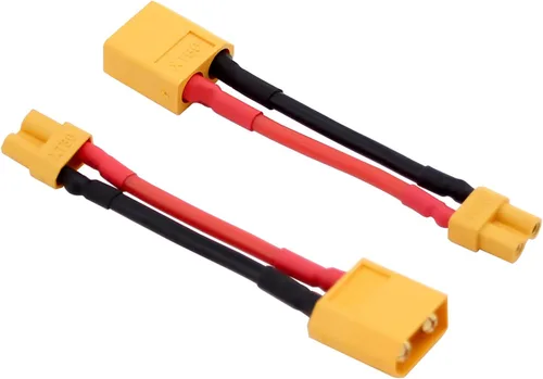 Miniatura 2 de 4pcs XT60 a XT30 macho hembra adaptador de conector RC con 16awg 2inch Wire (E18-4)