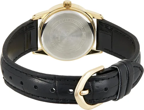 Miniatura 2 de Casio LTPV001GL-7B Reloj de cuarzo de cuero negro para mujer Negro Reloj de cuarzo