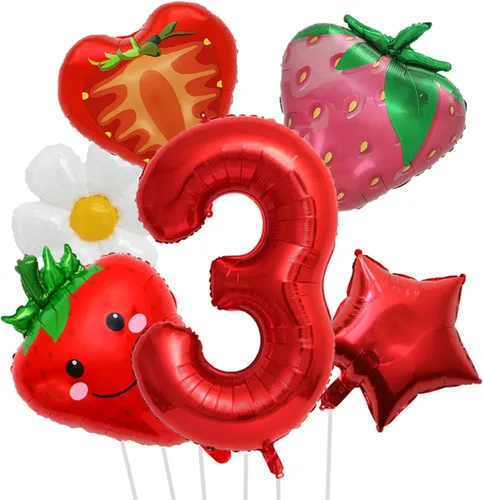 Miniatura 23 de Globos de béisbol de papel de aluminio para decoración de cumpleaños, globos con el número 7, globos de confeti de estrella roja y azul para Béisbol