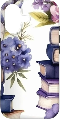Miniatura 32 de Funda para iPhone 12 Pro Max Book Lover Purple Flower