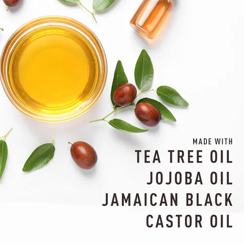 Miniatura 3 de Bevel Essentials Aceite 3 en 1 para cabello y cuero cabelludo rizado con aceite de árbol de té, aceite de jojoba y aceite de ricino negro jamaicano