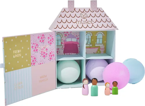 Miniatura 3 de Musee Dollhouse - Juego de bálsamo de baño de 4 x 8 onzas, regalos para mujeres, bombas de baño para mujeres, hechas a mano, magia de baño