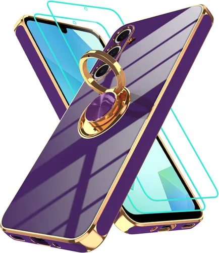 Miniatura 33 de Gritup Funda para Samsung Galaxy A14 5G: Funda Samsung A14 con 2 Protectores de Pantalla, Soporte de Anillo con Rotación 360°, Soporte Magnético