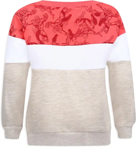 Miniatura 3 de Marvel Spiderman - Conjunto de camiseta, sudadera y pantalón corto para niños pequeños - Rojo