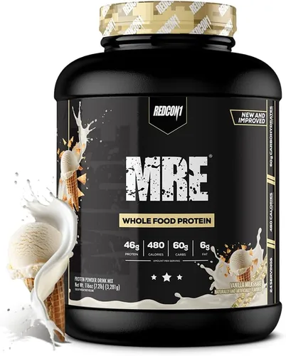 Miniatura 13 de REDCON1 MRE Proteína en polvo, pan de nuez de plátano, mezcla de proteínas de reemplazo de comidas hecha con aceite MCT y alimentos integrales