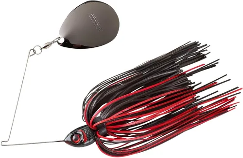 Miniatura 8 de Booyah Señuelo de pesca Moontalker Spinner-Bait Bass Negro/Rojo