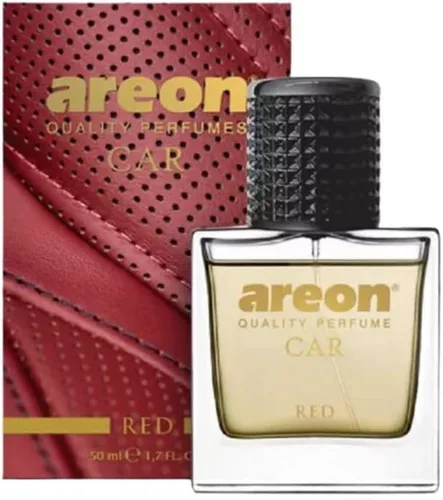 Miniatura 2 de AREON MCP03 Perfume para Coche 1.7 Fl Oz. (50ml) Botella de Vidrio Ambientador en Aerosol para Coche, Aroma RED