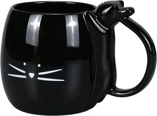 Miniatura 13 de Taza de gato Koolkatkoo Lindas tazas de café de cerámica Tazas de té novedosas con animal 3D oculto en la taza para mujeres Niñas Regalos para Rosa
