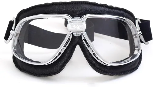 Miniatura 10 de CRG Sports goggle estilo vintage, aviador para motocicleta T11 - Clásico