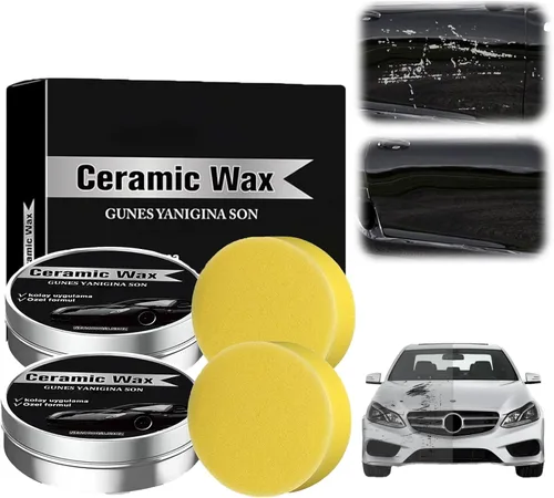 Miniatura 8 de Crema de cera de cerámica de titanio para automóviles, revestimiento avanzado y cera de pulido, protección fuerte y brillo duradero, cera en aerosol