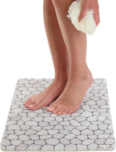 Miniatura 111 de Tapete de ducha antideslizante para bañera - Tapete de baño de lufa para baño - Tapete de baño de 40 x 16 pulgadas - Alfombra de baño antideslizante