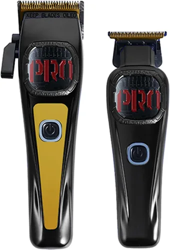 Miniatura 10 de SUPRENT Cortapelos Profesionales para Hombres, juego de cortapelos inalámbricos y recortadora de corte al ras, kit de corte de pelo con velocidad