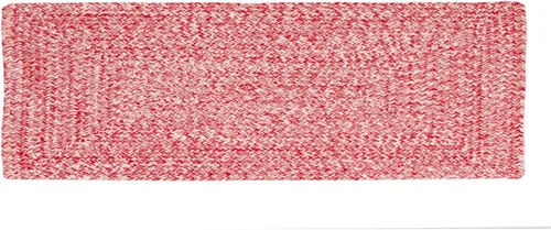 Miniatura 11 de Super Area Rugs Farmhouse - Alfombra trenzada de algodón reversible para cocina, gris y blanco, 4 x 6 pies, ovalada