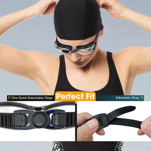 Miniatura 7 de Gafas de natación Braylin, paquete de 2 gafas de natación, antivaho, sin fugas para adultos, hombres, mujeres y jóvenes Paquete de 05.2 púrpura