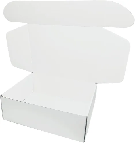 Miniatura 11 de Cajas de 4x3x2 pulgadas Czofnjesi pequeñas blancas para correo, cajas de regalo de cartón corrugado reciclables para embalaje y envío, juego de 10
