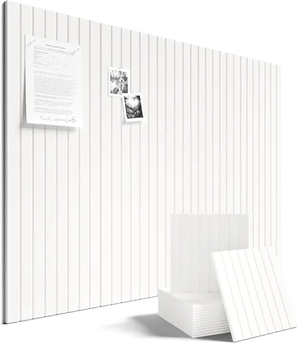 Miniatura 61 de Tablero de anuncios de fieltro grande de 36 x 24 pulgadas, alternativa al tablero de corcho – Paquete de 6 con 40 pestañas adhesivas extraíbles