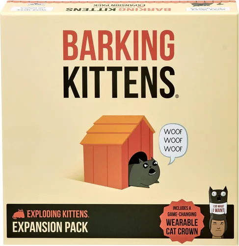 Juego de expansión Barking Kittens, un juego de cartas de ruleta rusa para adultos, adolescentes y niños, juegos de fiesta fáciles para la familia,