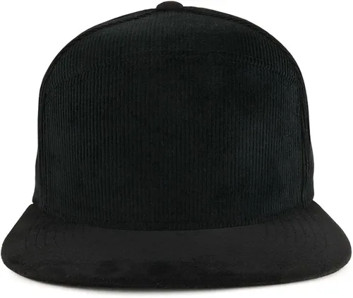Miniatura 2 de Trendy Apparel Shop - Gorra de gamuza texturizada con tapa de ajuste a presión