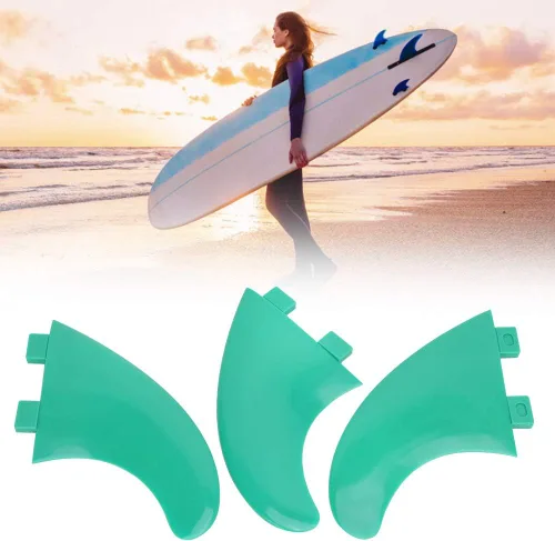 Miniatura 2 de Aletas de tabla de surf con parte superior suave, aletas de surf para tabla de surf, empujador de cola izquierdo, medio derecho, accesorio de surf