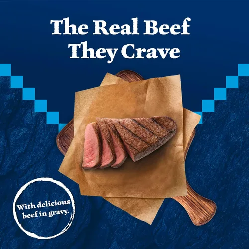 Miniatura 3 de Blue Buffalo Wilderness Wolf Creek - Estofado de carne de res abundante en salsa con alto contenido de proteínas y sin granos, lata de 12.5 onzas, 3