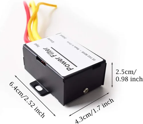 Miniatura 3 de Filtro de alimentación para coche EMI ruido tierra bucle aislador supresor para auto estéreo audio radio estéreo amplificador amplificador altavoz