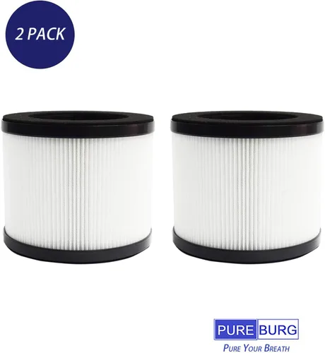 Miniatura 4 de PUREBURG MA-18R - Filtro de repuesto compatible con purificador de aire Medify MA-18 MA18, paquete de 2 unidades H13 True HEPA de 4 etapas