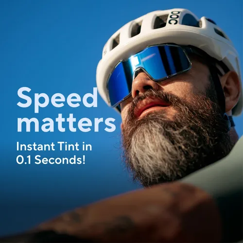 Miniatura 3 de CHAMELO Falcon Smart Sports Sunglasses with Instant Automatic Tint Adjustment, Solar-Powered, IP68 Waterproof