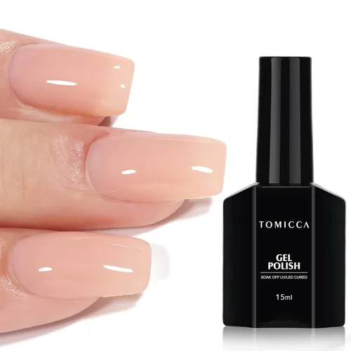 Miniatura 27 de TOMICCA Capa superior de gel mate, 0.5 onzas líquidas, acabado mate para esmalte de uñas de gel, remojar LED UV para curar de larga duración