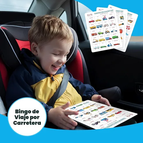 Miniatura 5 de WELL BALANCED Bingo en el Coche - Esenciales para Viajes por Carretera: Actividades y Juegos de Coche para Niños de 4 a 8 Años