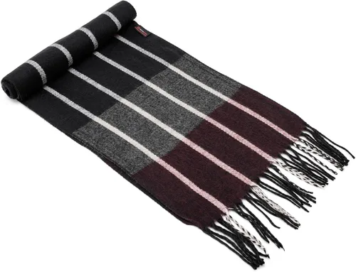 Miniatura 75 de Alpine Swiss Bufanda a cuadros para hombre, ultra suave, chal de invierno, cálido, ligero, para clima frío