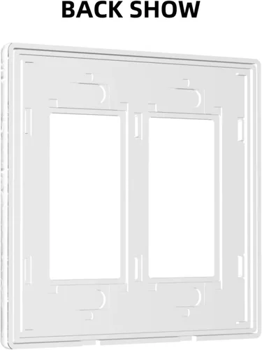 Miniatura 1007 de Placa de Interruptor de Luz Azul de 1 Gang, Placa de Pared Decorativa de Palanca Individual, Cubierta de Placa de Pared de Palanca, Placa Frontal