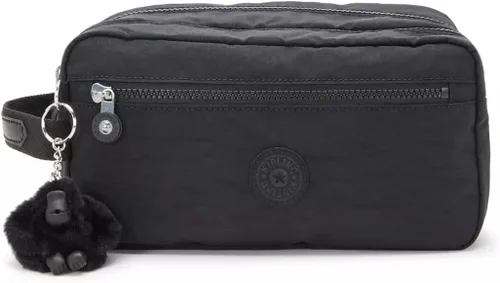 Kipling Neceser Agot para mujer, organizador de viaje ligero, kit de cosméticos de nailon, Negro (Black Noir), Neceser Agot para mujer, organizador