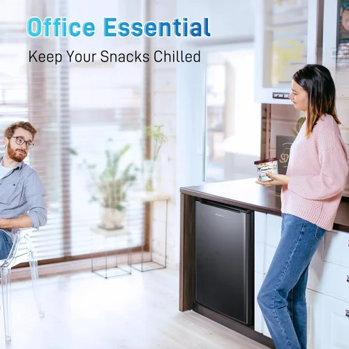 Miniatura 8 de Anypro Congelador Vertical Compacto Mini de 3 Pies Cúbicos con 3 Puertas de Cajón Desplegables y Termostato Ajustable, Congelador Vertical Pequeño