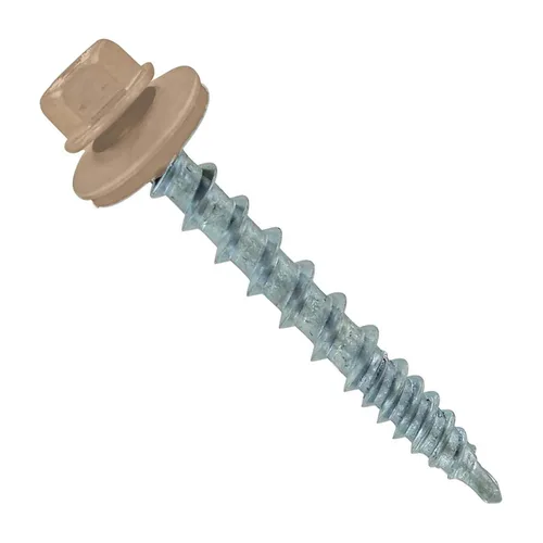 Miniatura 21 de Fasteners Plus ST Fastening Kwikseal Woodbinder Tornillos de Metal a Madera #10 X 1 Burgundy con Arandela de Goma EPDM, 250 Unidades - Diseñados
