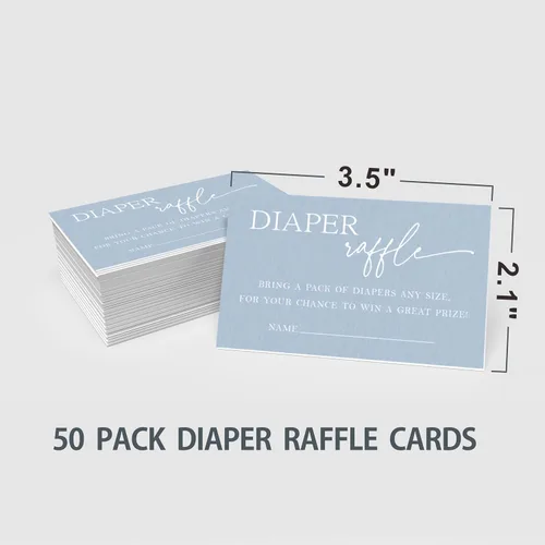 Miniatura 4 de Juegos de baby shower, 1 letrero de pie para rifas de pañales con 50 boletos para rifas de pañales, decoraciones y suministros para fiesta de baby