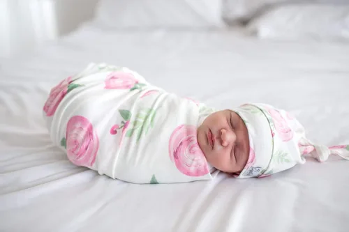 Miniatura 2 de Copper Pearl Baby Beanie Hat Top Knot