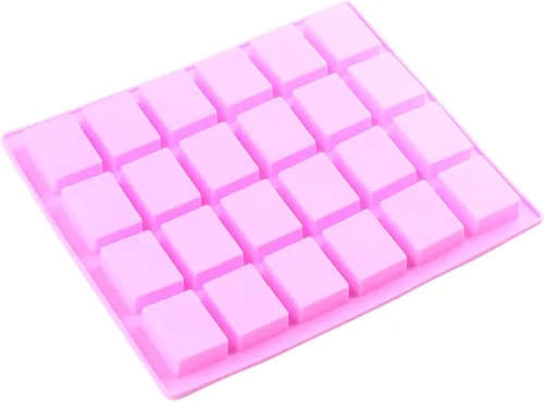 Miniatura 7 de Moldes del caramelo del silicón del rectángulo de 24 cavidades para las barras energéticas del caramelo del caramelo
