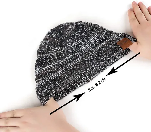 Miniatura 3 de Gorros de punto cálidos de invierno para niños y niñas, gorros suaves para bebés y niñas