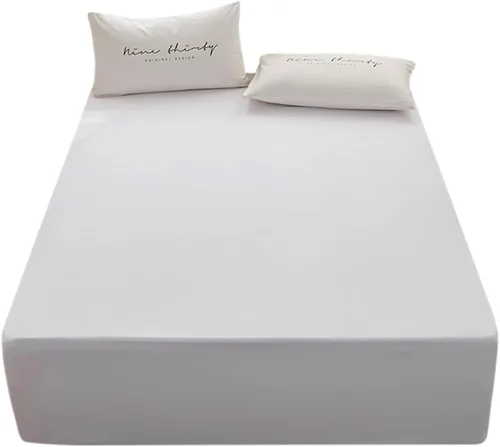 Miniatura 13 de Bedding Sábana bajera ajustable de tamaño Queen, sábana bajera para colchón de 15 pulgadas de profundidad, suave y microfibra, resistente al Rojo