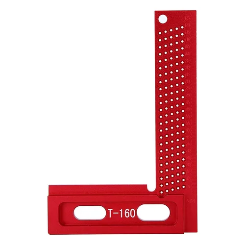 Miniatura 2 de Regla de marcado, regla de carpintería de aleación de aluminio, resistente al desgaste, herramienta de medición de ángulo recto resistente al óxido