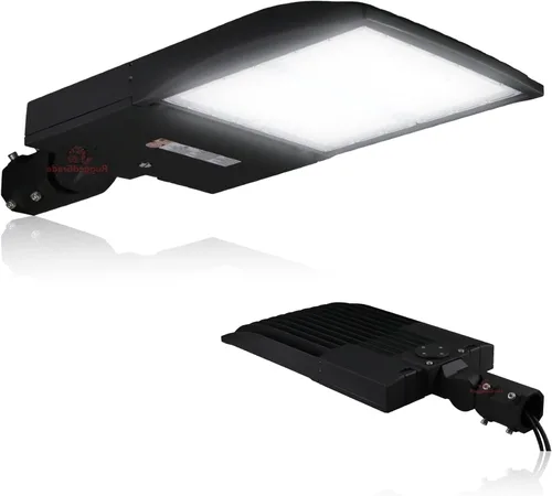 Miniatura 41 de RuggedGrade NextGen III - Luz LED para caja de zapatos de 300 W, 42,000 lúmenes, blanco brillante de 5000 K, montaje de brazo, 277-480 V, carcasa