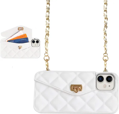 Miniatura 14 de UnnFiko - Funda tipo cartera compatible con iPhone XR, diseño elegante de bolsa de lujo, cartera abatible con funda para tarjetas, cubierta de Negro