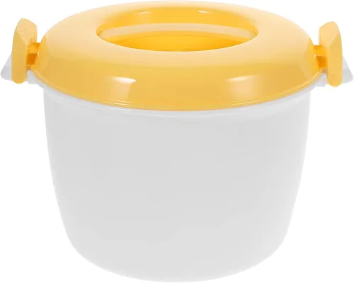 Miniatura 10 de CALLARON Microondas Arrocera Tapa Cuchara Multifuncional Microondas Arroz Pasta Verduras Antiadherente Preparación