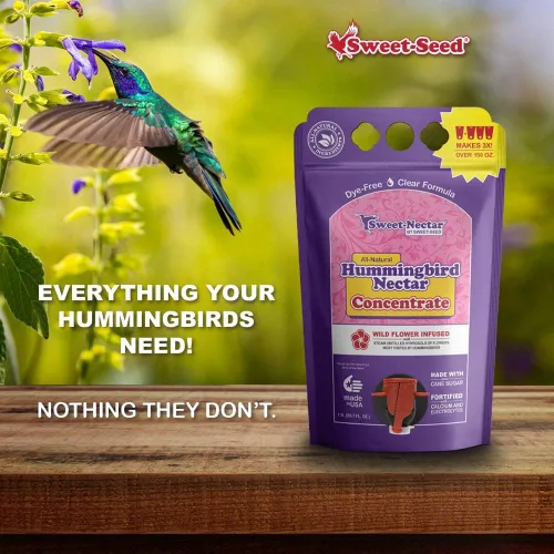 Miniatura 6 de sweet-seed Néctar de colibrí, concentrado, hace 3 veces el volumen, 1.5 L (50.7 onzas), prolonga la vida útil del néctar para comederos de colibríes