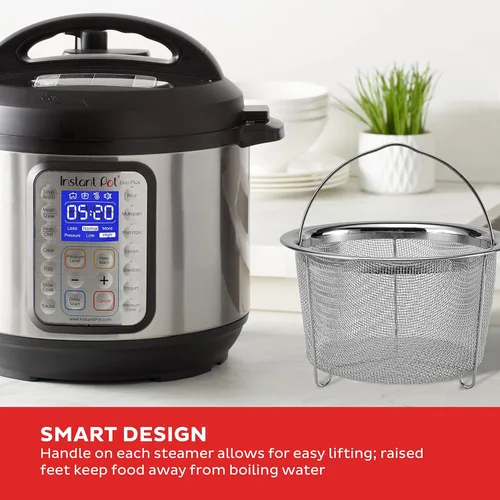Miniatura 4 de Instant Pot - Cestas de vapor de malla (2 unidades, acero inoxidable)