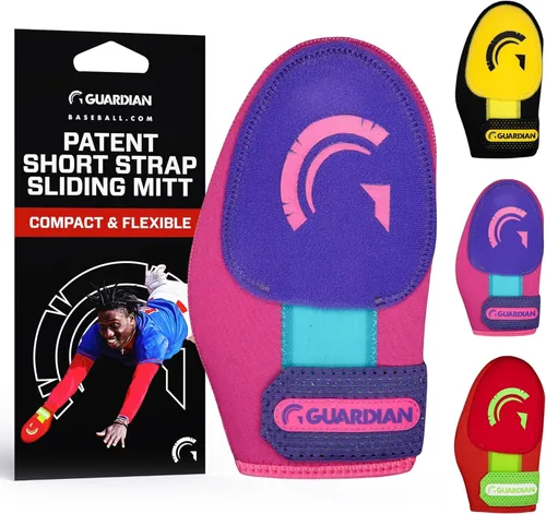 Miniatura 30 de Guante deslizante Guardian Baseball - Tallas para jóvenes y adultos - Guante deslizante para béisbol - Correa de compresión elástica