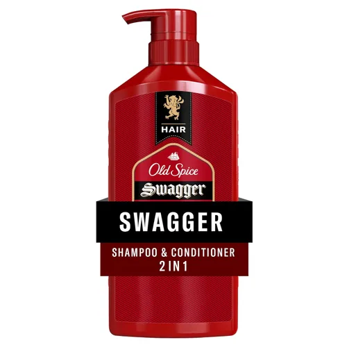 Old Spice Swagger 2-en-1 Set de Champú y Acondicionador para Hombres, Aroma a Cedro y Lima, Cabello Más Saludable, Más Lleno, Más Hidratado, Calidad
