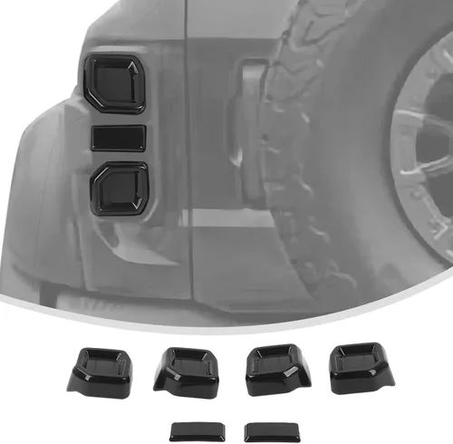 Miniatura 8 de Linskip 3ª cubierta de luz de freno compatible con Bronco Raptor 2022-2025, tercer protector de freno trasero centro alto para accesorios Bronco