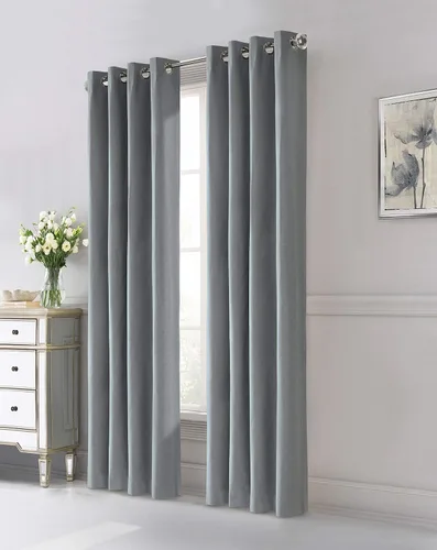Miniatura 5 de Loft Living Elba Total Blackout - Panel de cortina texturizada, 52 x 84 pulgadas, color carbón